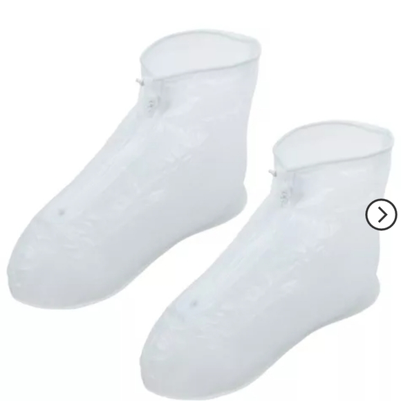 Unique Bargains Unisex Waterproof Reusable Rain Shoe Covers Ankle high top Boots - Picture 3 of 6